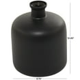 thumbnail image 3 of DecMode 12" Handmade Black Glass Vase, 3 of 7