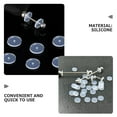 thumbnail image 4 of KAKOWELY earring backs for studs 100PCS Silicone Earring Backs Soft Earring Backs Studs Earring Backs for Droopy Ears Studs Piercing Earring Safety Back Stopper, 4 of 5