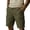 Army Green, variant on Iyufng Mens Cargo Shorts Drawstring Casual Shorts Elastic Waist Summer Sports Shorts