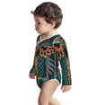 thumbnail image 3 of Xecao Owl In Blue Print Baby unisex-baby Cotton Long-sleeve Bodysuits-2 Years, 3 of 6