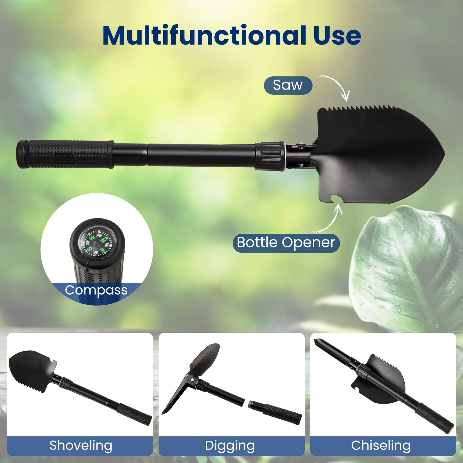 Gymax Professional Metal Detector for Adults Waterproof Pinpoint Advanced DSP Chip