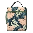 thumbnail image 6 of Botanical Jungle Leaves Tropical Boho Insulated Lunch Bag – Tropical Floral Hawaiian Print Jungle Leaves Exotic Floral Summer Beach Hawaiian Hibiscus Summer Hawaiian Palm Leaf Resort Tote, 6 of 6