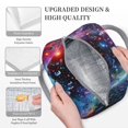 thumbnail image 5 of Lafuoo Outer Space Floating Numbers And Letters Pattern Large Portable Insulated Lunch Bag, Waterproof Zipper Insulated Lunch Bag for Men and Women-One Size, 5 of 7