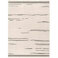 thumbnail image 2 of Hauteloom Munich Modern Farmhouse Living Room Bedroom Dining Room Area Rug - Casual Boho Look Carpet - Bohemian Neutral Minimalist - Bone, Cream, Beige, Black - 2' x 3', 2 of 17
