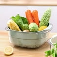 thumbnail image 5 of Rvasteizo Storage Containers, Multi Functional Basket New Fruit Cleaning Bowl With Strainer Kitchen Sink Food Catcher Drainer Fruit Rinser Vegetable Washing Filter Bowl, 5 of 5