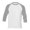 Light Gray3, variant on NinXxx Men's Classic Raglan Baseball 3/4 Sleeve Soft Everyday Tee Navy2 XXXL