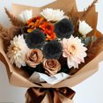 thumbnail image 4 of IDEANATEGRATE 10Ud Flores Negras Artificiales Para Con Alta Realismo Para Arreglos Y Manualidades, 4 of 8