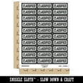 thumbnail image 2 of Classified Reversed Sticker Set - Black - Gloss Finish - 1.75" Medium, 2 of 7