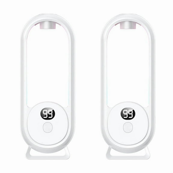 2X Wall Mounted Essential Oil Diffuser Rechargeable Timed Aromatherapy Humidifier Digital Display Air Freshener