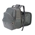 thumbnail image 3 of Mochila para gatos, mochila extensible para perros con malla transpirable para perros pequeños, gatos, Gris jinwen Portador de viaje portátil, 3 of 5