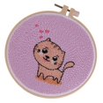thumbnail image 2 of Kits de Inicio de de Animales de Dibujos Animados Estampados - Gato BLESIY Kits de inicio de perforadoras, 2 of 8