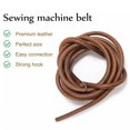 thumbnail image 3 of 2pcs Domestic Sewing Machine Leather Belt Household Vintage Sewing Machine Treadle Belt with Hook, 3 of 9