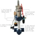 thumbnail image 2 of 1763lbs Pneumatic Punch Press Machine Adjustable Cylinder Stroke Pneumatic Press with 2 Buttons Controller, 2 of 7