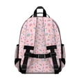 thumbnail image 3 of Light Blue Cow Coffee Pattern Backpack for School,Cute School Bag,Schoolbag with Adjustable Shoulder Straps & Padded Back,15.25"x11.5"x5.25", 3 of 5