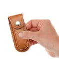 thumbnail image 4 of Tachiuwa Leather Folding Carrying Holder Pouch Scabbard Heavy Duty Metal Rivets S S Brown, 4 of 9