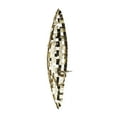 thumbnail image 6 of CosmoLiving by Cosmopolitan Gold Stainless Steel Pillar Wall Sconce with Hammered Pattern, 6 of 8