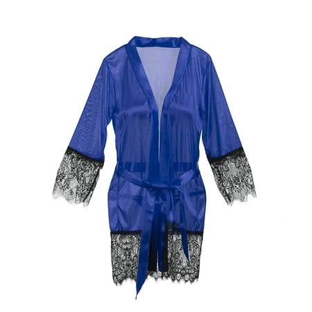 

Meihuida Women s Long Sleeve Floral Lace Robes
