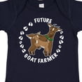 thumbnail image 4 of Inktastic Future Goat Farmer with Cute Goats and Hoof Prints Boys or Girls Baby Bodysuit, 4 of 5