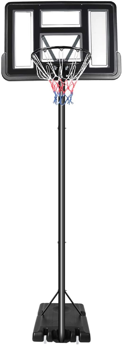 Portable 10ft Basketball Backboard Hoop & Goal Net Set Professional