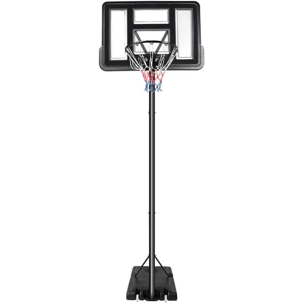 Portable 10ft Basketball Backboard Hoop & Goal Net Set Professional