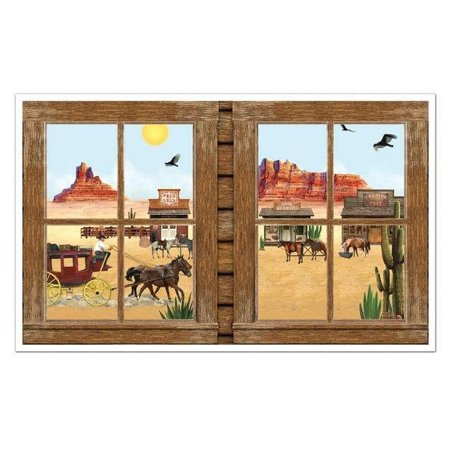 The Beistle Company 52313 Western Insta-View (Lot de 6)