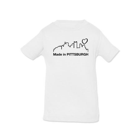 

Made In Pittsburgh. Landscape T-Shirt Infant -Smartprints Designs 18 Months