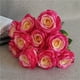 thumbnail image 5 of Ramo de rosas artificiales simulación floral decoración de la mesa de oficina en casa centro de mesa rosa falsa, rosa roja kenally HA7033-06B, 5 of 5