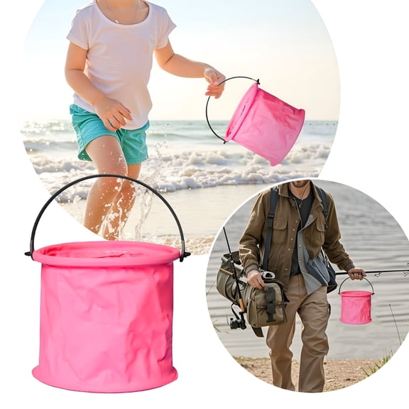 ACDANC Collapsible Bucket 5 Gallon Bucket Multifunctional Portable Collapsible Wash Basin Folding Buckets