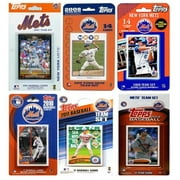 C & I Collectables METS612TS MLB New York Mets 6 Different Licensed Trading Card Team Sets