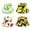 Banana, variant on Cute Bucket Hat Beach Fisherman Hats for Women, Reversible Double-Side-Wear
