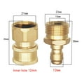 thumbnail image 1 of Copper High Pressure Washer Spout Quick Connector Washer Accessories, 1 of 11