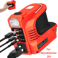 thumbnail image 1 of 220W Power Inverter DC 18V 21V To AC 220V USB Type-C DC Adapter for Black and* Decker 20V tools, 1 of 6