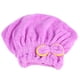 thumbnail image 2 of Envoltura de Toallas de Microfibra para el Cabello para Mujeres, Toalla mágica para el Cabello de Secado instantáneo, turbantes para Cabello Mojado, Turbante súper Absorbente de(púrpura) Ecomeon  no, 2 of 3