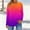Pink, variant on Hrsba Womens Fall Winter Casual Top,Women Casual Tops Ladies Tops Round Neck Long Sleeve Gradient Print T Shirt Tops