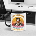 thumbnail image 3 of I Like Fishing, and My Australian Shepherd, and Maybe 3 People. Happy Father's Day 11oz Accent Two-tone Mug Aussie Dog Lover Gifts Coffee Tea Cup - 00004, 3 of 5