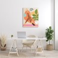 thumbnail image 2 of Stupell Industries Bold Abstract Shapes Yoga Fitness Person Houseplant , 30 x 40, Design by Annie Warren, 2 of 6