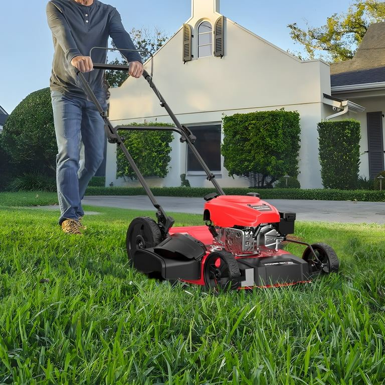 Side by side lawn mower shop