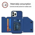 thumbnail image 4 of Mantto Cases for iPhone 15 Pro Max Wallet Case with Card Holder, PU Leather ID Credit Card Slots Double Magnetic Clasp Kickstand Shockproof Back Flip Slim Phone Cover For iPhone 15 Pro Max, Blue, 4 of 8