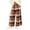 11#Wine, variant on Women's Plaid Pajama Pants, Elastic Waist Straight Leg Lounge Sweatpants, Warm Cozy Winter Sleepwear Trousers with Pocket Light Brown L