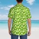 thumbnail image 4 of Fotbe Daisies Flowers Camisa Hawaiana para Hombre Unisex – Camisa Casual de Verano con Botones de Manga Corta de Algodón y Lino,XX-Large, 4 of 7