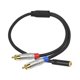 thumbnail image 1 of 3.5mm to 2RCA Sound Cable Female to Male Y 2RCA Splitter, 1 of 5