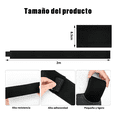 thumbnail image 5 of 1 Par Vendas Elasticas Para Las Rodillas  Belug, Negras, 5 of 5