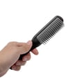 thumbnail image 4 of Unique Bargains 1 Pc Durable Hair Styling Nine-Row Comb Black Plastic, 4 of 6