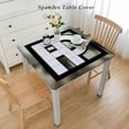 thumbnail image 2 of nygtbtfer Happy New Year Square/Round Tablecloths , Winter Graduation Party Celebration Table Cloth Wrinkle Free Table Cover Indoor/Outdoor Tabletop Decor for Wedding Dinner Elastic Edge, 2 of 7