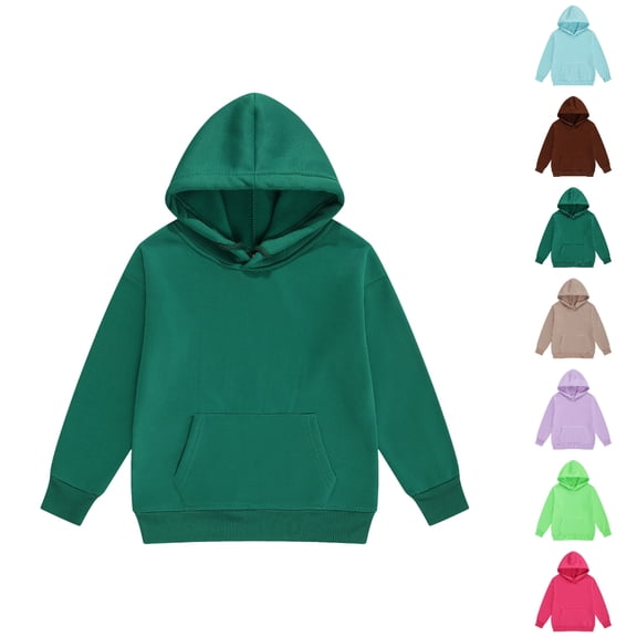 UJNDER Boys Hoodie Boys Girls and Toddlers Pullover Hoodie Sweatshirts Casual Top Comfort Tops,Green,2-3 Years
