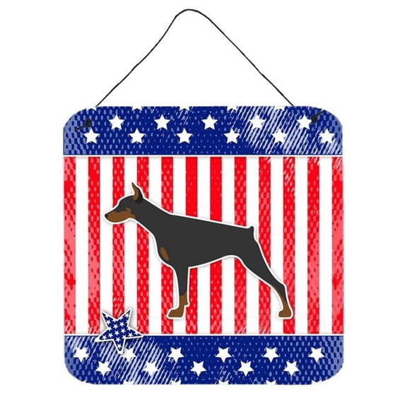 USA Patriotic Doberman Pinscher Wall or Door Hanging Prints