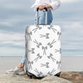 thumbnail image 3 of Lsque Antenna Icon Printed Luggage Cover, Travel Luggage Protector,Scratch and Dirt Resistant, Fits 18-32 Inch Luggage - X-Large, 3 of 9