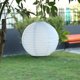 thumbnail image 4 of Impermeable colgante de linterna solar redonda LED de 12 pulgadas para decoración, 4 of 9
