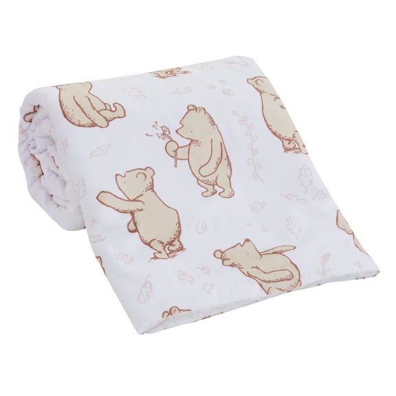 NoJo Disney Classic Winnie the Pooh Sherpa Baby Blanket