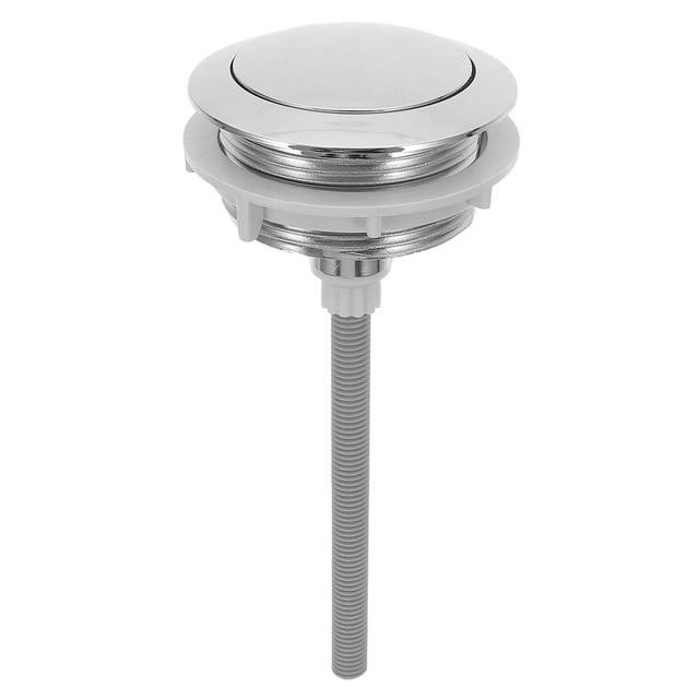 Pulsador de inodoro: pulsador universal para tanque de agua de inodoro - Interruptor de descarga redondo de repuesto para la reparación y actualización del baño